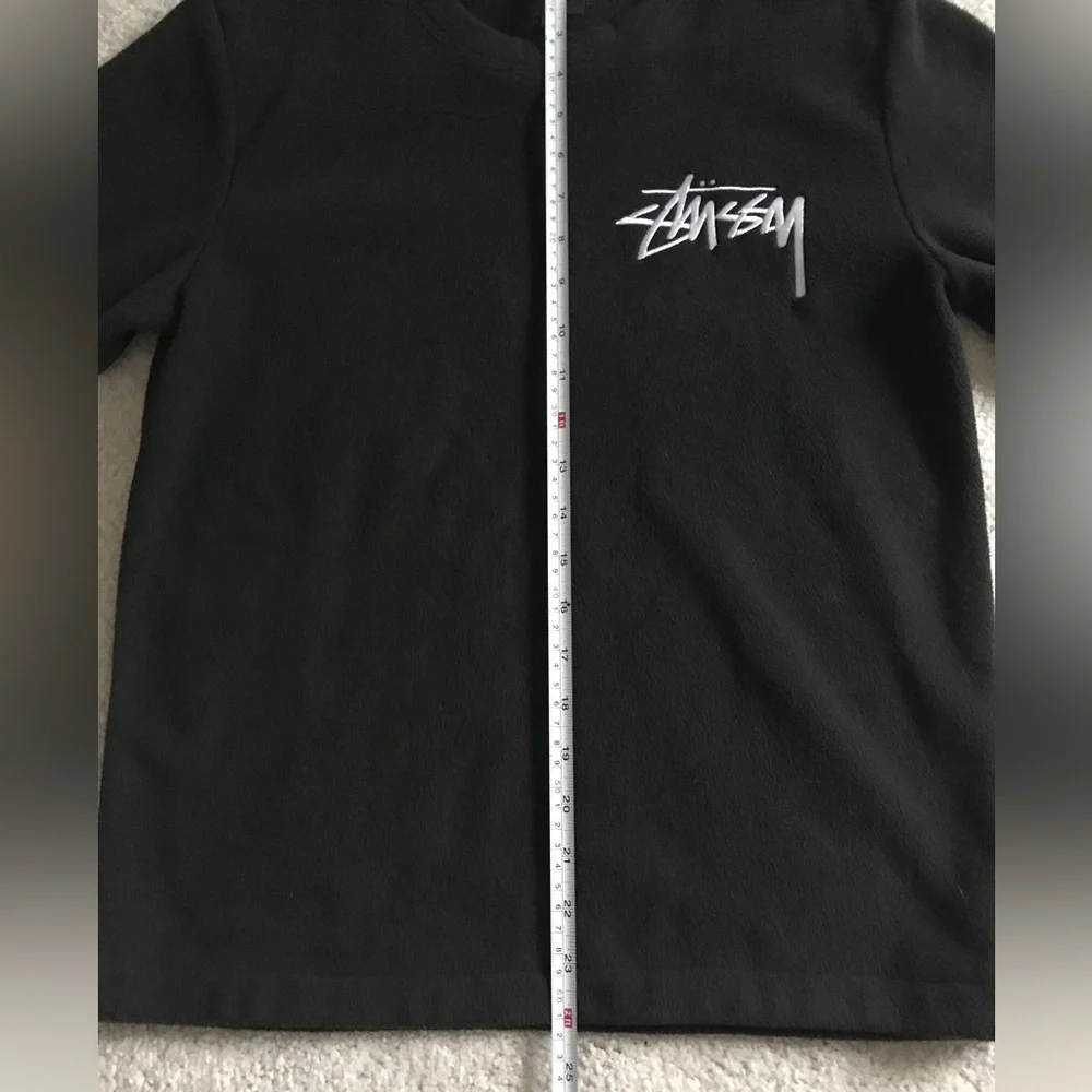 Stussy fleece winter snow crewneck sweater womens small brand new no tags - Picture 6 of 7